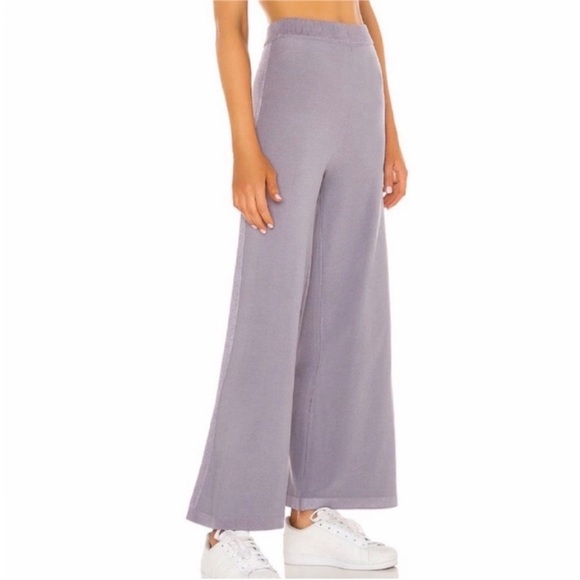 Intimately Free People Black Show Off pants Highrise semi sheer side striped M - Picture 3 of 13